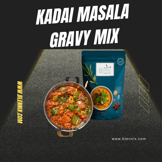 Kadai Masala Gravy Mix - Premium  from Blennix - Just Rs120.00! Shop now at Blennix