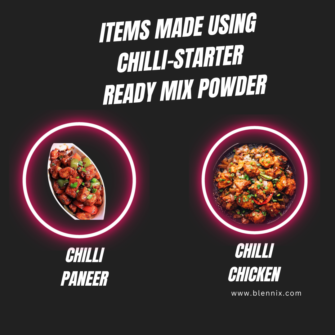 Chilli Chicken/Paneer Starter Ready mix powder - Premium  from Blennix - Just Rs120.00! Shop now at Blennix